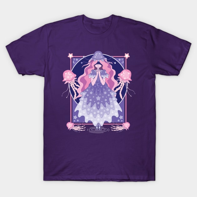 Princess of the Jellyfish T-Shirt by Kappacino Creations